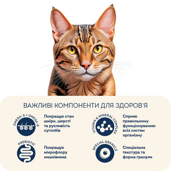 Сухий корм Hoom Food Adult для котів, креветка та курка 400г | Зображення 2