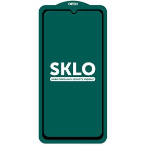 Защитное стекло SKLO 5D (тех.пак) для Xiaomi Redmi 10C / 12C / A3 / A3x / Poco C40 Черный