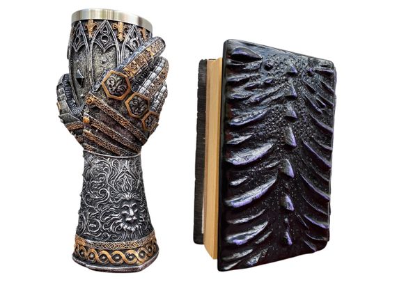 Подарунковий набір Келих 3D Рука з Левом і Блокнот 3D «Око Ілюзій» | Зображення 1