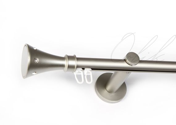 Импрессионный карниз для штор 19 мм Картер однорядный 160 см.