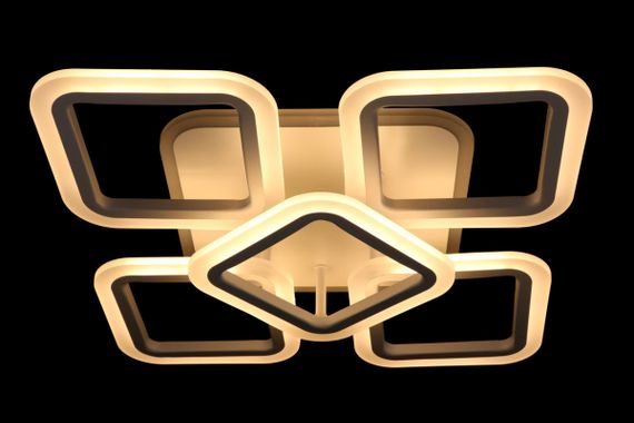 Люстра світлодіодна стельова LED світильник для квартири на стелю лед з пультом 25749 Білий 11х41х55 см. | Зображення 2