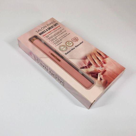 Машинка для снятия гель лака Flawless Salon Nails розовый | Фрезер для UX-882 маникюра оригинал | Зображення 9
