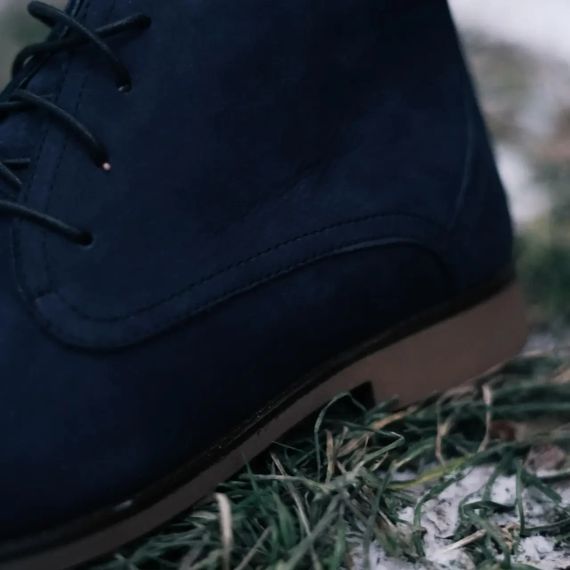 Аккуратные синие ботинки 42 размер | Зображення 3