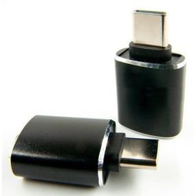 Перехідник OTG USB - Type-C grey Dengos (ADP-018) (ADP-018)