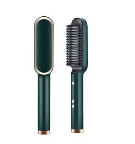 Різниця-випрямляч Hair Straightener HQT-909 B з турмаліновим покриттям Зелений
