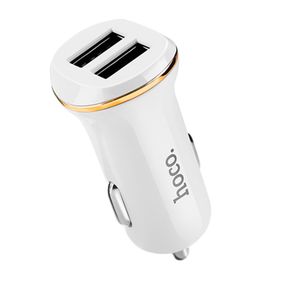 АЗП Hoco Z1 2.1A (2USB-A) Білий