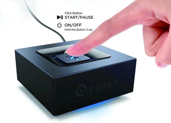 Аудіоадаптер Esinkin Bluetooth для колонок, стереосистем та ПК | Зображення 3