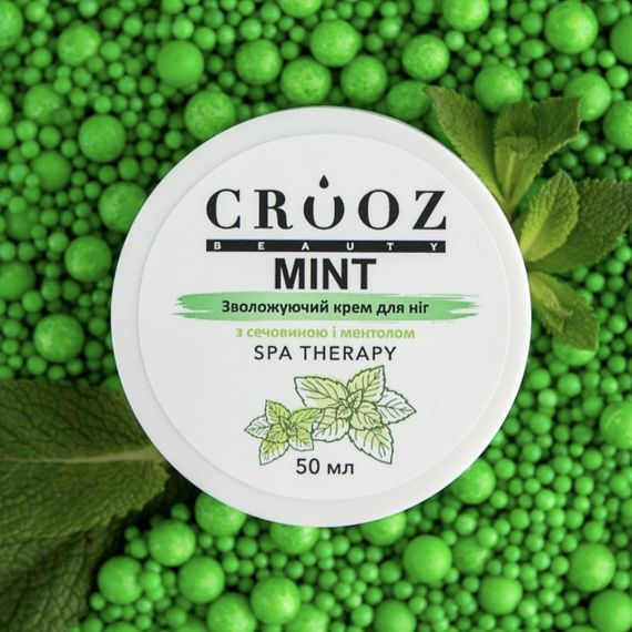 Зволожуючий крем Crooz для ніг з сечовиною та ментолом 50мл | Зображення 1