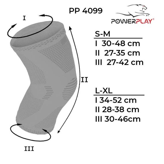 Наколінники PowerPlay 4099 Чорні L/XL (пара) | Зображення 6