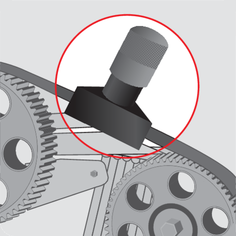 Прилад контролю натягу ременів двигуна ГРМ індикатор YATO YT-06019 | Зображення 4