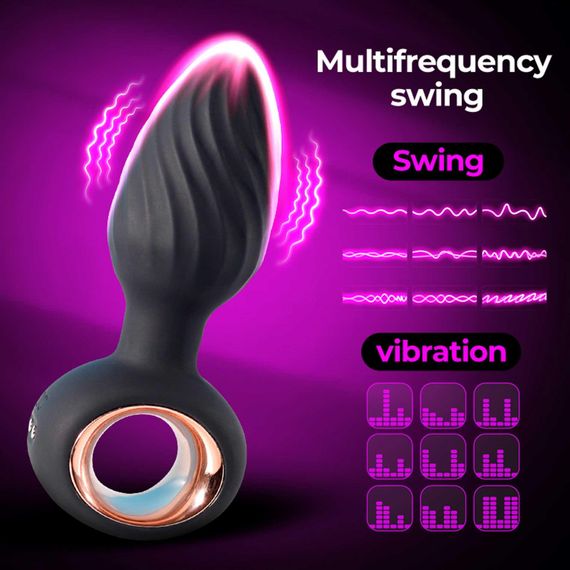 Анальна пробка - Aisi Twisting Anal Plug | Зображення 7