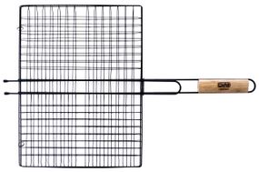 Решетка-гриль плоская с антипригарным покрытием (58x40x30см) СИЛА