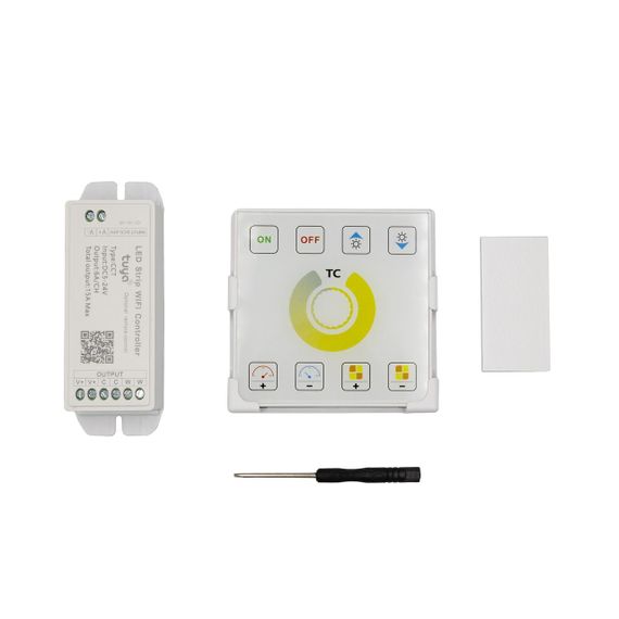 Сенсорна панель димера керування PROLUM CCT Wi-Fi TUYA 12A Series: HomeLink | Зображення 1