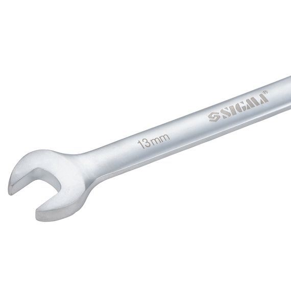 Ключ ріжково-накидний Sigma з трещіткою 13 мм CrV satine (6022131) | Зображення 2