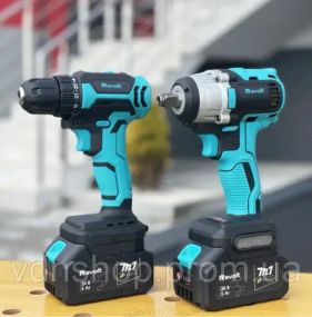 Набор аккумуляторного инструмента в кейсе SET 252 Гайковерт TW 20/350 и Шуруповерт CD 20/50