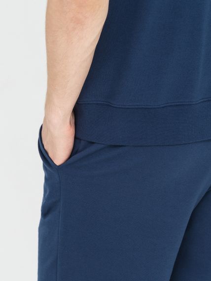 Комплект для чоловіків футболка та шорти синій, 3XL | Зображення 2