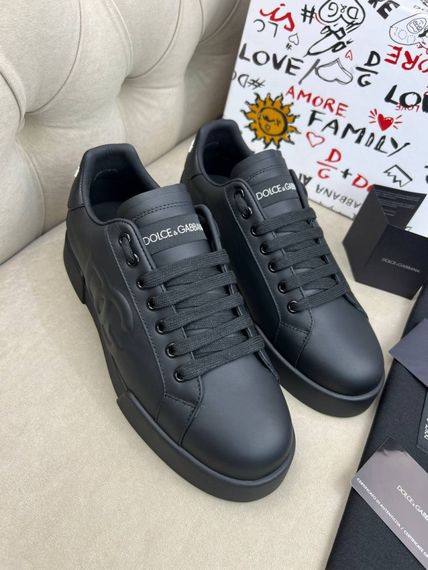 Кросівки Dolce Gabbana Portofino чорні ob402 | Зображення 9