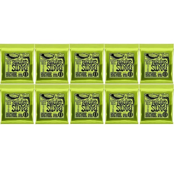 Струни для електрогітари гітари Ernie Ball Regular Slinky 10-46 | Зображення 2