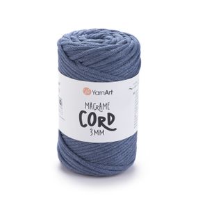 Пряжа Macrame Cord 3 mm № 750 (Макраме Корд), 250 г, 85 м — Бавовняний шнур для в’язання та макраме 761