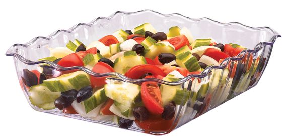 Салатник Cambro 26,5х33,5х8 см, Прозрачный, 4, 6 л | Зображення 1