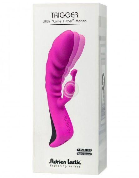 Вібратор Adrien Lastic Trigger з масажними рухами стовбура sexstyle | Зображення 1