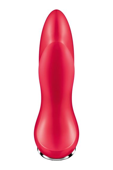 Анальная смарт-вибропробка с жемчужным массажем Satisfyer Rotator Plug 1+ Red | Зображення 5