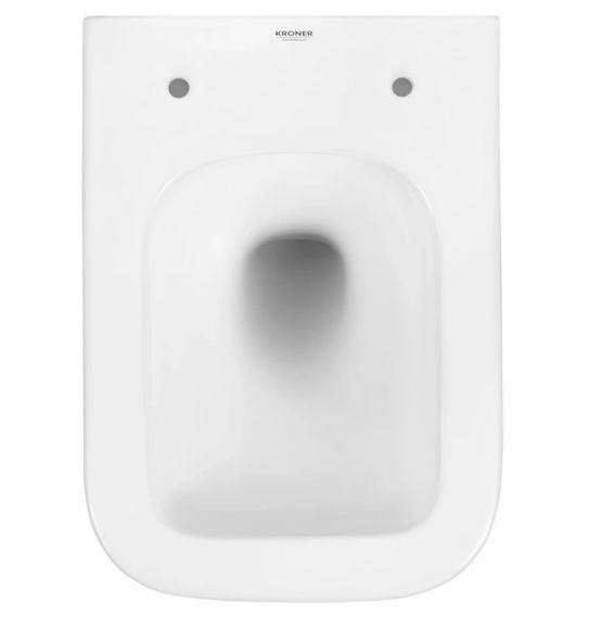 Унітаз підвісний безобідковий Kroner Eifel WHI483429 TORNADO з сидінням (KE483429WHIT) (CV032966) | Зображення 7