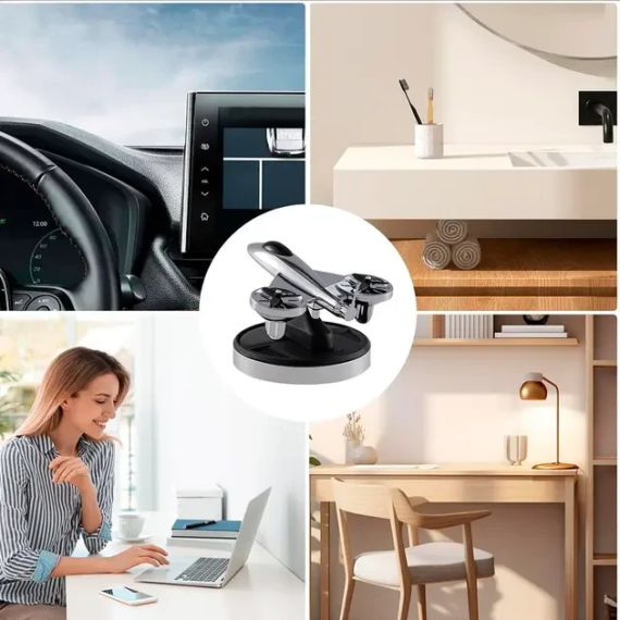 Ароматизатор на солнечных батареях в машину Самолет истребитель с турбинами | Зображення 1