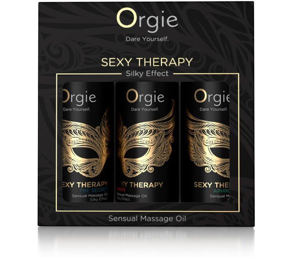 Набір масажних олій SEXY THERAPY з ароматами-афродизіаками, 3×30 мл, Orgie (Бразилія-Португалія) Sex Aura