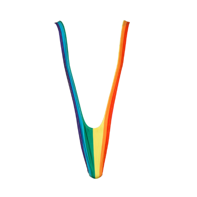 Чоловічі стрінги Rainbow Mankini One Size Sex Aura | Зображення 3