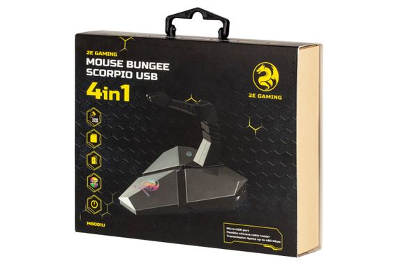 Тримач кабелю 4в1 2E GAMING Mouse Bungee Scorpio USB Silver (2E-MB001U) | Зображення 2
