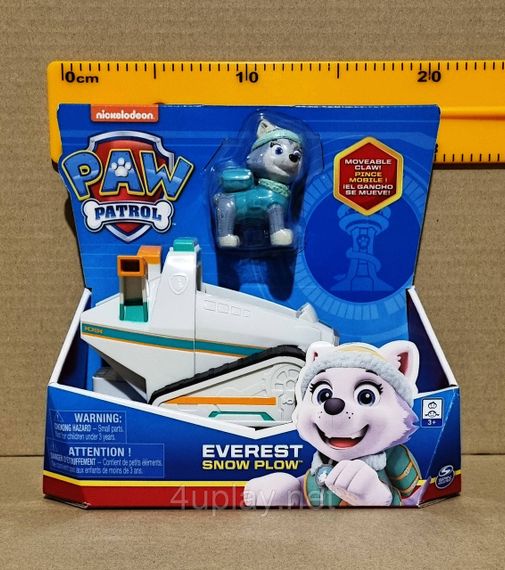 Щенячий патруль Рятувальний снігоход та фігурка Еверест. Paw Patrol Everest's Snow Plough Vehicle with Collectible Figure | Зображення 7
