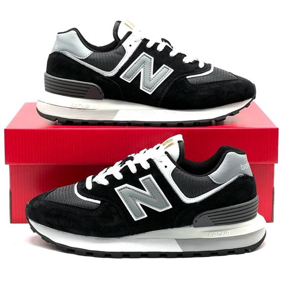 Кросівки весна-літо New Balance колір чорний, білий | Зображення 4