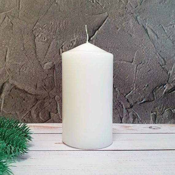 Свічка столова циліндр Bispol AURA Candles sw60/100-090 Білий | Зображення 6