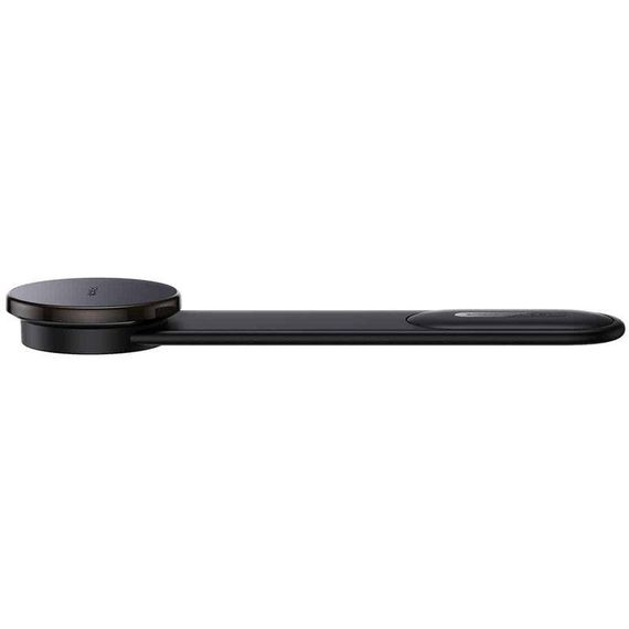 Автодержатель с БЗУ Baseus C02 Pro Series Magnetic Wireless Charging Car Mount Cluster (C40156) Black | Зображення 2