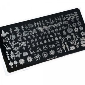 Пластина 079 для стемпінгу RichColor (12х6см)