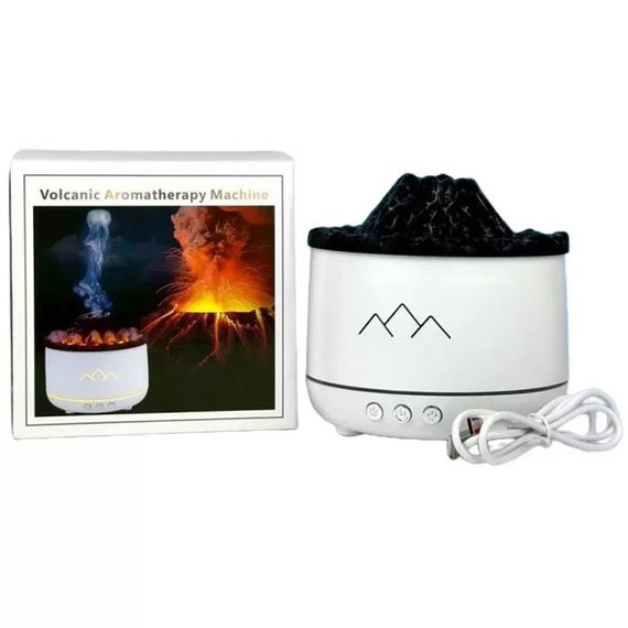 Зволожувач повітря Вулкан з ефектом полум'я та підсвічуванням зволожувач-нічник Аромадіфузор з підсвічуванням | Зображення 2