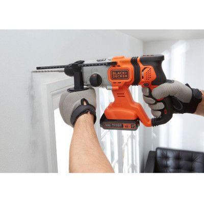 Перфоратор Black&amp;Decker SDS-Plus,18 В, 1.2 Дж, 3 режима, 2.6 кг (без АКБ и ЗУ) (BCD900B) | Зображення 8