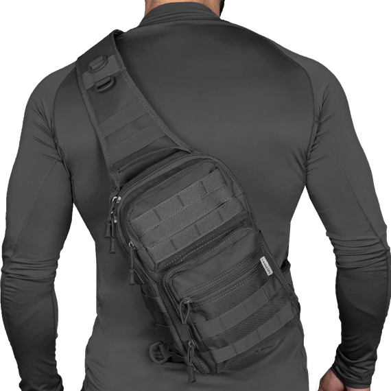Сумка COB Sling Чорна (7119), | Зображення 3