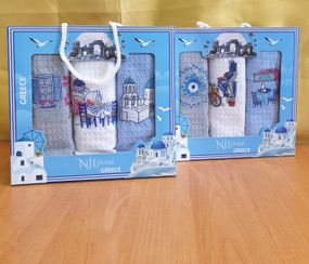 Набір рушників Zeron 128490 Туреччина 60*40  Вафельное полотно Бежевий