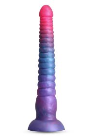 Фаллоимитатор NS Novelties Colours Stacked жидкий силикон, розово-синий, 23 см Sex Aura