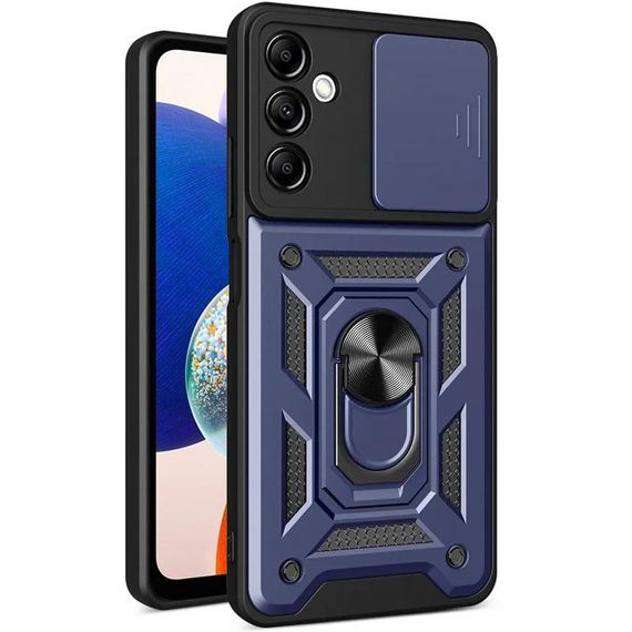 Чехол Ummi Camshield Serge Ring для Samsung Galaxy M52 Синий
