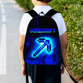 Рюкзак дитячий майнкрафт меч "Minecraft" 34х27см, міський ранець для хлопчика з принтом (00319)