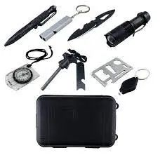 Туристический набор инструментов для выживания 8 предметов | Зображення 5