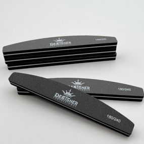 Пилка-баф Designer 180/240 грит (черный)