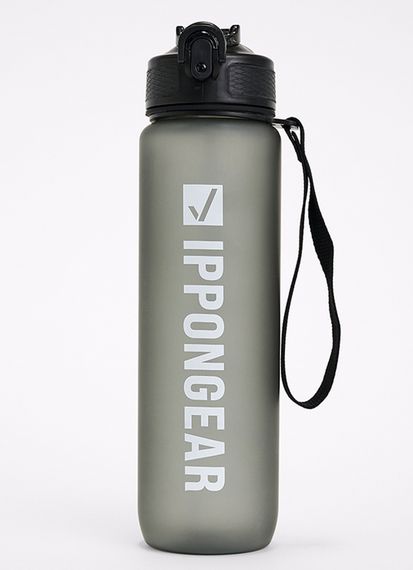 Пляшка для води IPPONGEAR, чорна, 1 000 мл