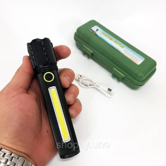 LED ліхтар із зарядкою Police, Дуже яскравий ліхтар Потужний світлодіодний XL-59 | Зображення 2