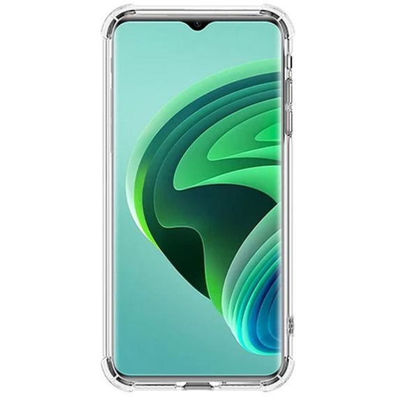 TPU чохол GETMAN Ease logo посилені кути Full Camera для Xiaomi Redmi Note 11E Безбарвний (прозорий) | Зображення 1