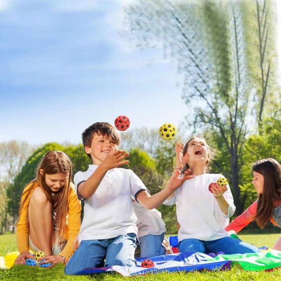 Прыгающий мяч антистресс 1 шт, Sky Ball Gravity Ball, Цвет Рандом / Антигравитационный мяч попрыгун | Зображення 1