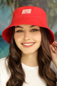 Панама «Smile» красный